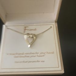 Silver Plated  Heart Brand New 