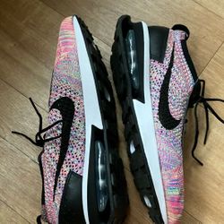 Nike Air Max Flyknit Racer, Ghost Green/Black, Size 11 