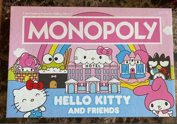 Hello Kitty And Friends Monopoly Board Game