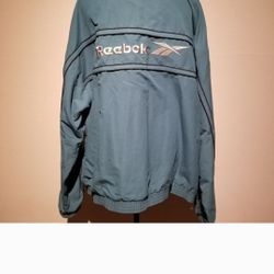 VINTAGE 90S REEBOK JACKET NICE LOGOS XL pur6
