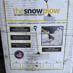 The Snowplow The Original Snow Pusher Wide Model 30 inch scoop  New in Box 