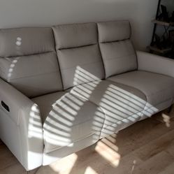 Electric Leather Reclining Sofa/Couch
