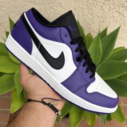 Jordan 1 Low Court Purple 11m