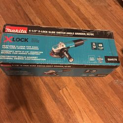 Makita X-Lock Slide Switch Angle Grinder