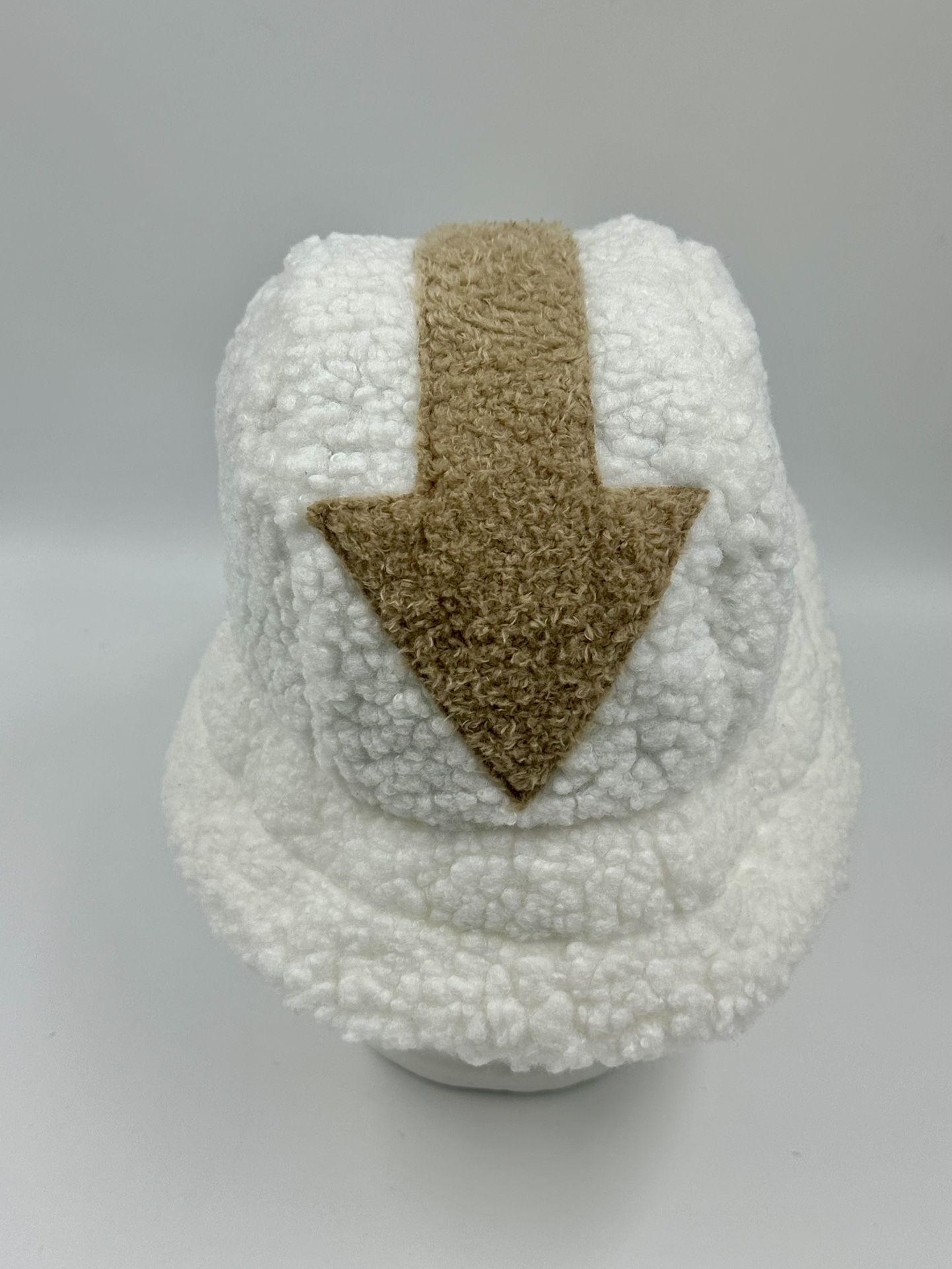 Arrow Bucket Hat Adjustable Winter Warm Soft Warm Wool Faux Fur Fisherman Cap