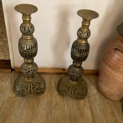 Brass Candle Holders 