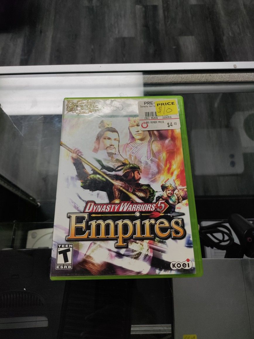 Dynasty Warriors Empires Xbox 360