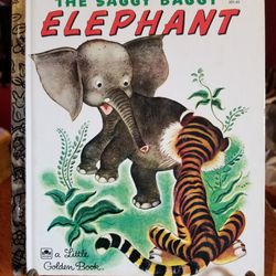 Little Golden Book #201-42 The Saggy Baggy Elephant
