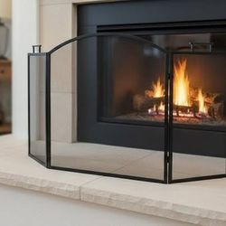 Fireplace screen