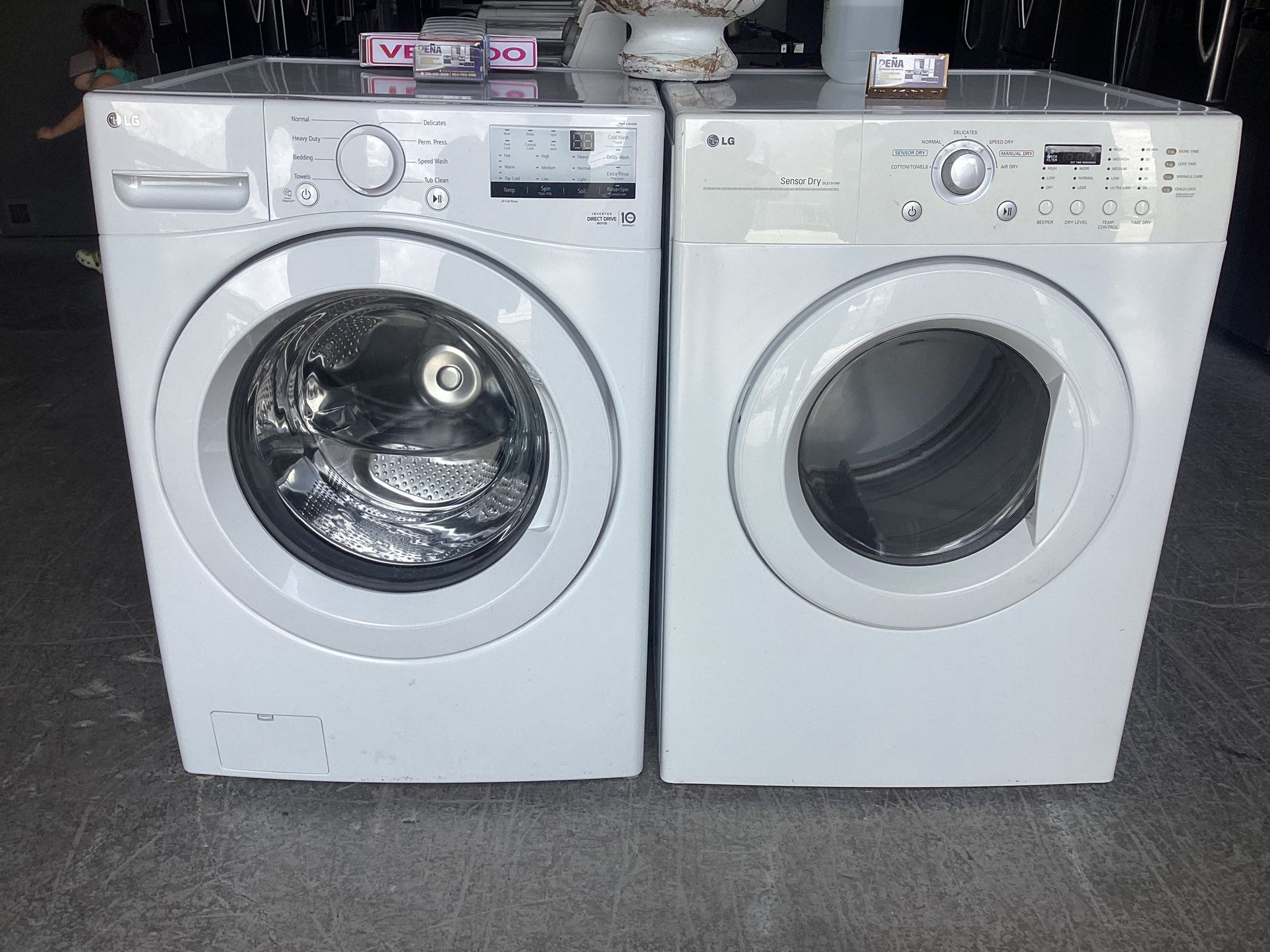 Washer And Dryer Set LG
