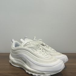 Nike Air Max 97 US Mens Size 10 (Triple White Wolf Grey)