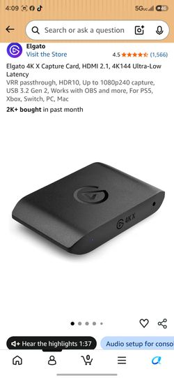 4k X video capture card