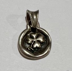 Charm Four Leaf Clover Wax Seal.waxing Poetic sterling silver 925