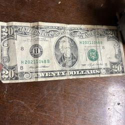 1993 20 Dollar Bill