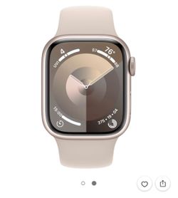 Apple Watch Series 9 (42mm) Starlight Sport Band