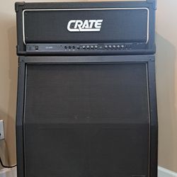 Crate/Peavey half-stack amp

