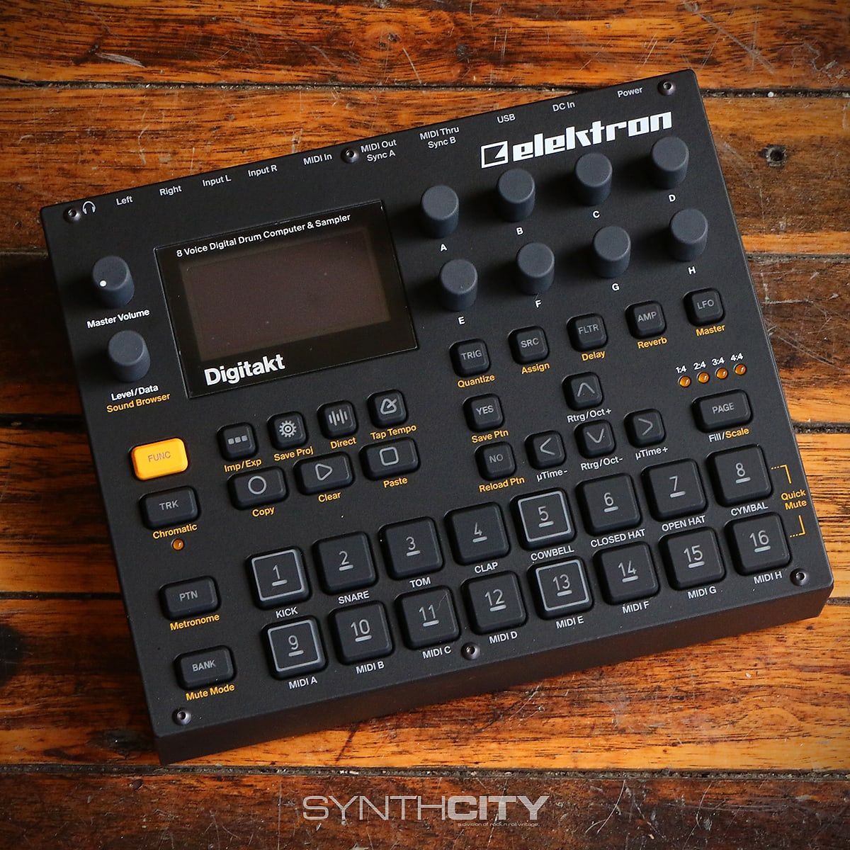 Elektron Digitakt 1 - Eight-Voice Digital Drum Computer/Sampler