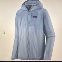 Patagonia Men’s Houdini Jacket Medium Fleck Blue Brand New