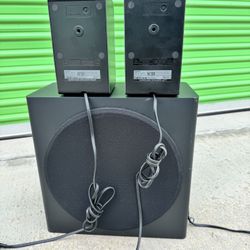 Samsung Surround Speakers Left/ Right PS-SQ90BB-1 - And Subwoofer Model PS- Rw95BB