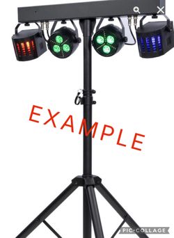 Dj light truss with dj stand