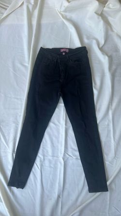 Black Distressed, Wax Jeans, Size 13 Jeans 