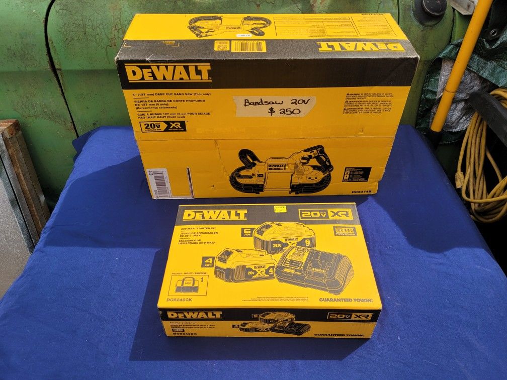 New Dewalt 20V Deep Cut Bandsaw 5" XR Brushless