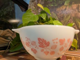 Pyrex Pink Gooseberry Cinderella Nesting Bowl 441