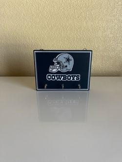 Dallas Cowboys wood wall key hanger