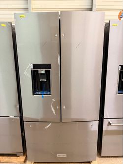KITCHENAID 36” COUNTER DEPTH STAINLESS STEEL FRENCH DOOR FRIDGE✨WARRANTY✨ DELIVERY✨