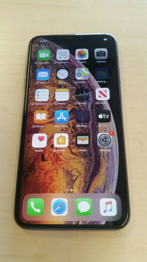 Photo Excellent Unlocked IPhone XS Max 64GB** Works with  Any Carrier T-Mobile,Att, Cricket, Metropcs, Verizon, Straight Talk, Worldwide. Clean IMEI.
