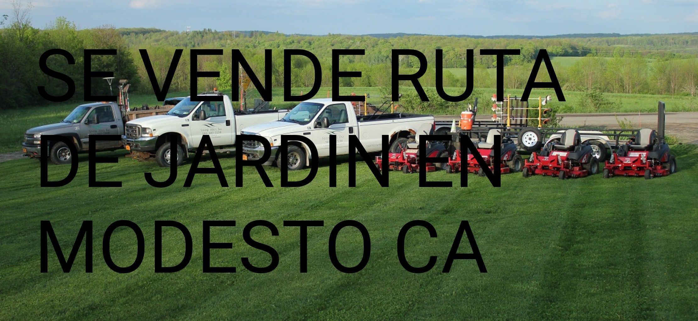 Ruta de jardin de venta en Modesto ca