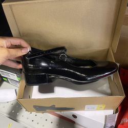 leather Mary Jane Shoes 