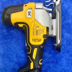 Dewalt DCS335 20v Max XR Cordless Barrel Grip Jigsaw Tool Dust Shield Cutter Cut Lightweight Construction Professional Job Site  Brushless Motor Metal