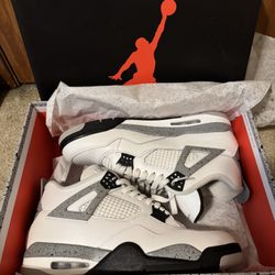 Air Jordan 4 OG White Cement 