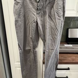 34W x 32L Mens Grey Pants