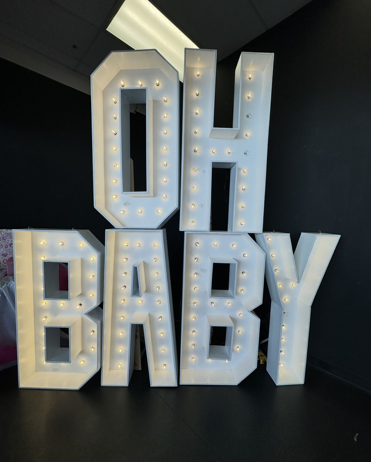 “OH BABY” Marque Letters For Sale 