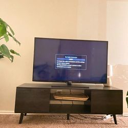 Mid Century Wooden Media Stand