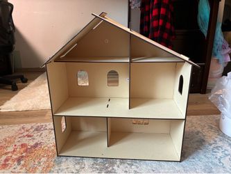 Wood kit doll house