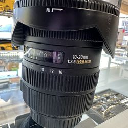 Sigma EX Lens 10-20mm