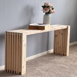Modern Slat Bench