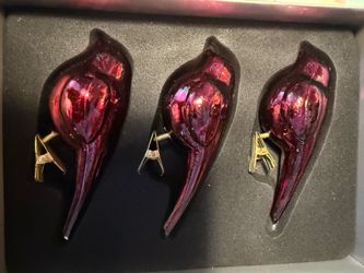 Red Birds set of 3