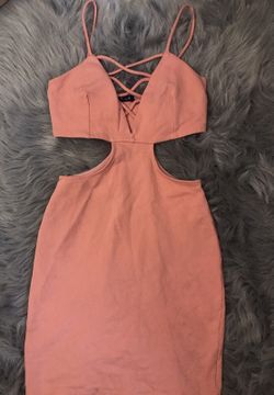 Pink party dress