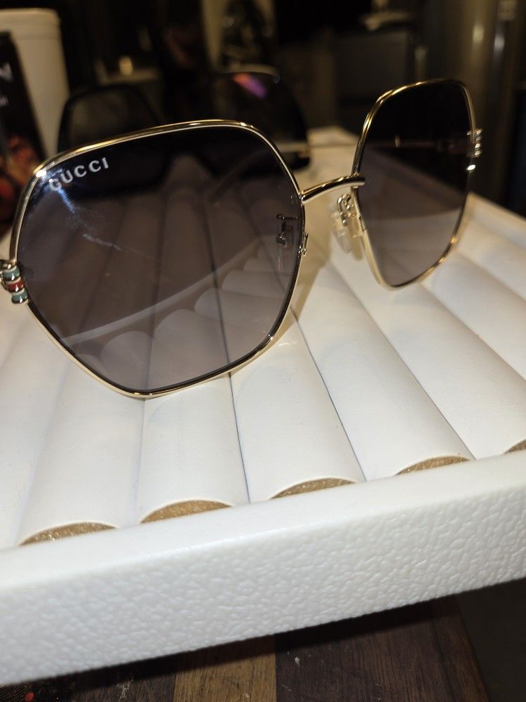 Brand New "Gucci" Sunglasses Never Used Perfect With Tags See All Pics