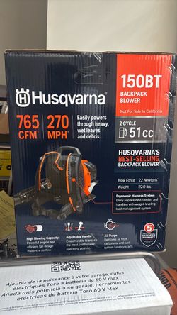 Husqvarna 150BT Backpack Blower 51cc