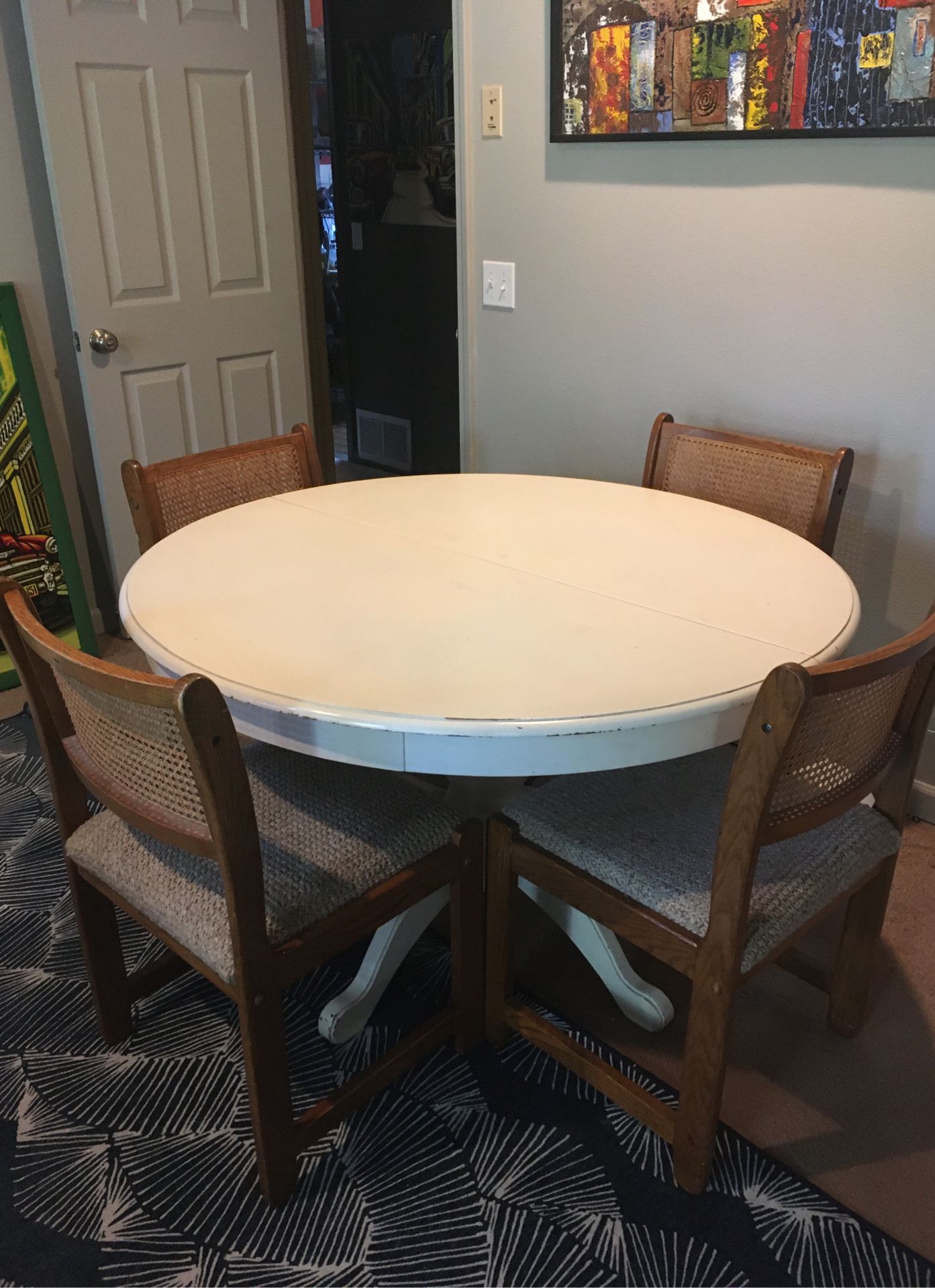 Table and 4 chairs!