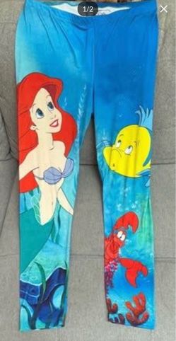 Disney Size 2XL The Little Mermaid Leggings Pants just $5