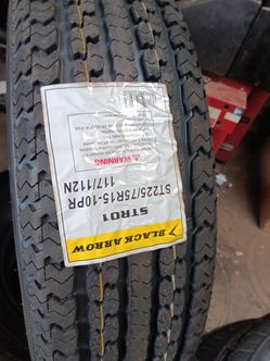 New set of tires 225 75 14 blackarrow