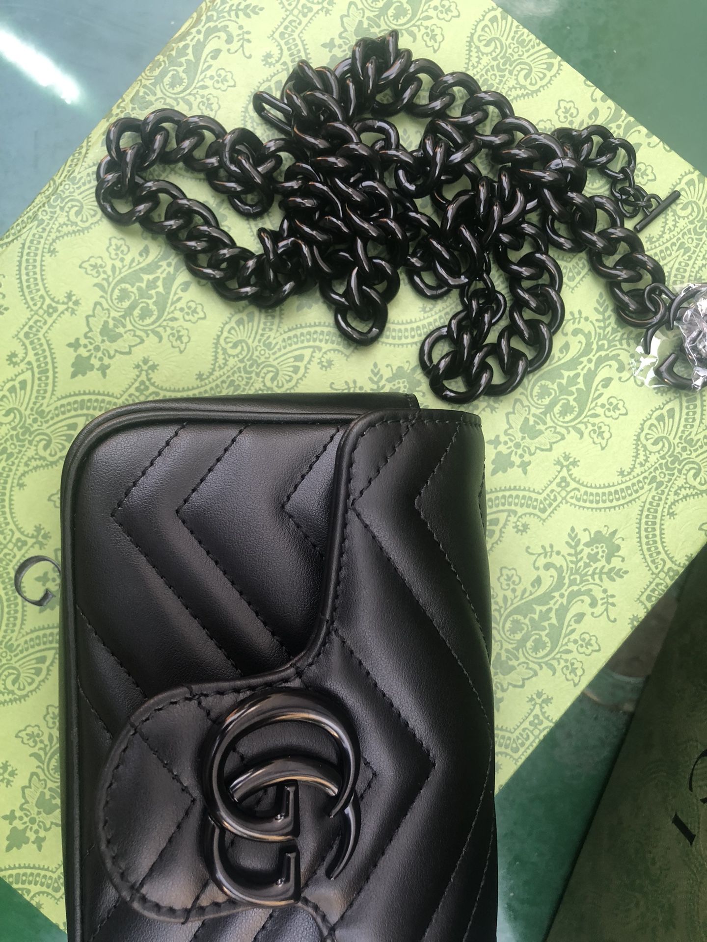 Gucci Marmont 2.0 Shoulder Bag Black