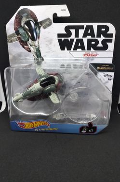 Star Wars Bobs Fetts Starship Hot Wheel Starships