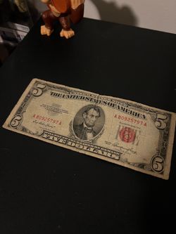 5 dollar red seal selling for 30$